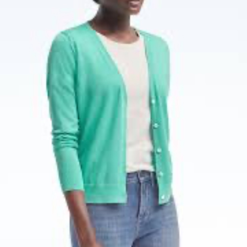 BANANA REPUBLIC Mint Cardigan